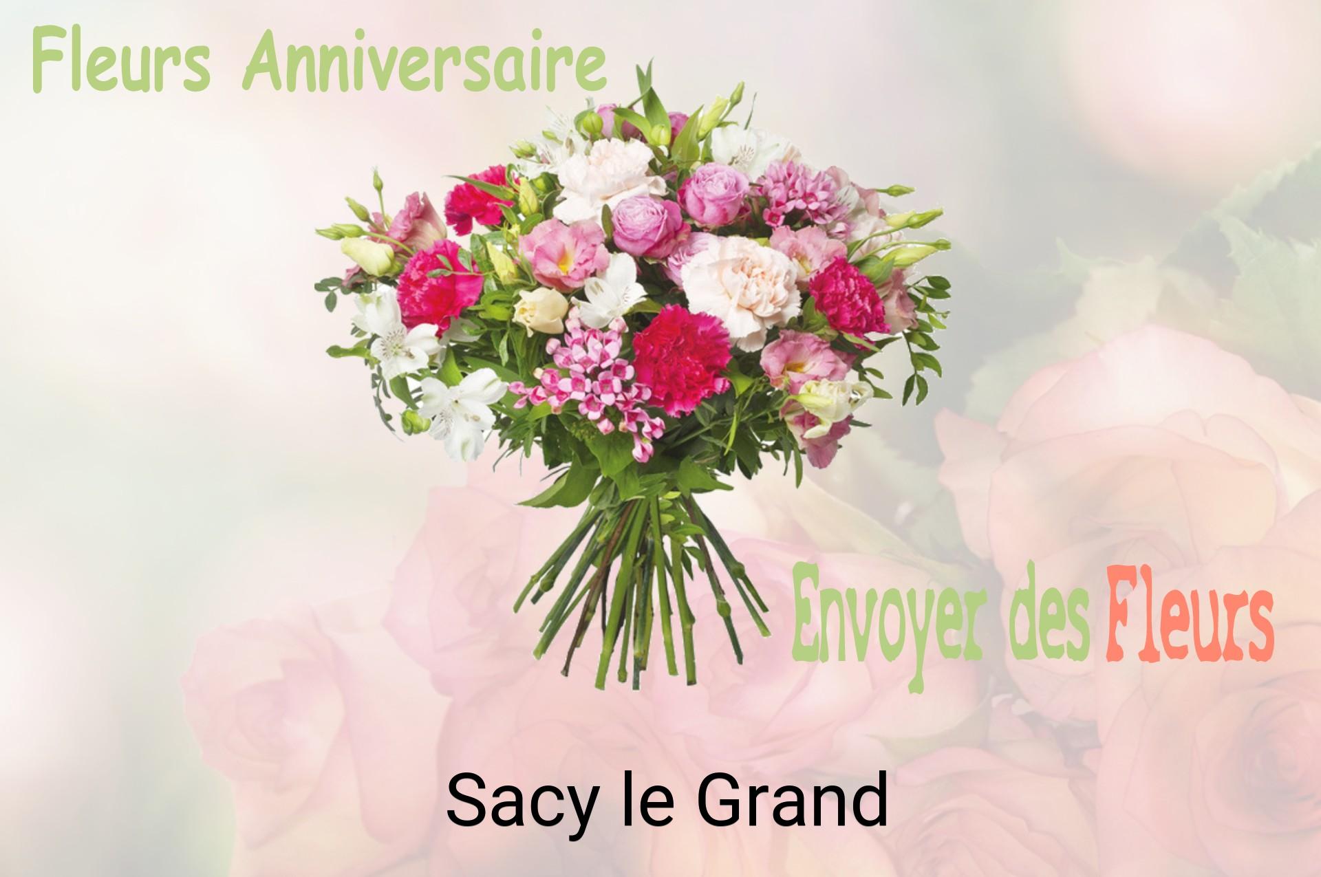 Bouquet de fleurs d’anniversaire livré à Sacy-le-Grand