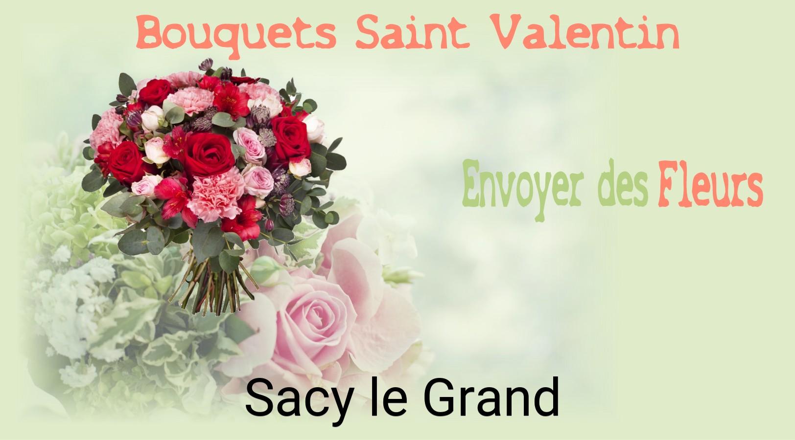 Roses de Saint-Valentin livrées à Sacy-le-Grand
